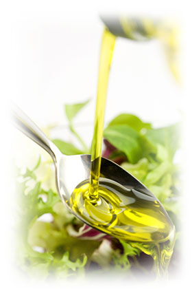 A drizzle of A.O.C. olive oil 